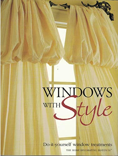 Beispielbild fr Windows with Style : Do-ItYourself Window Treatments zum Verkauf von Better World Books: West