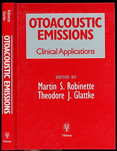 Imagen de archivo de Otoacoustic Emissions: Clinical Applications a la venta por GF Books, Inc.