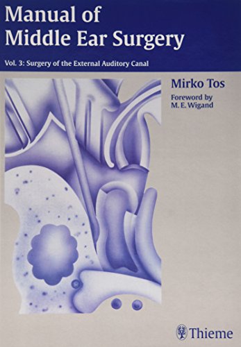 9780865776081: Manual of Middle Ear Surgery: External Auditory Canal