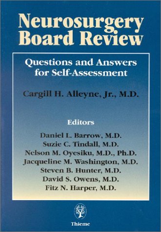 9780865777064: Neurosurgery Board Review: Questions and Answers for Self-Assessment