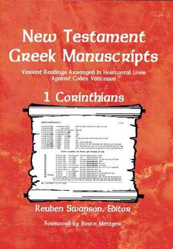 Beispielbild fr New Testament Greek Manuscripts: 1 Corinthians zum Verkauf von BooksRun