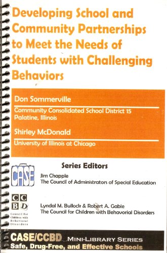 Imagen de archivo de Developing Personal & Interpersonal Responsibility in Children & Youth With Emotional/Behavioral Disorders (Ccbd's Mini Library Series on Emotional/Behavioral Disorders) a la venta por Lot O'Books