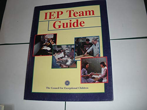 9780865863200: Iep Team Guide