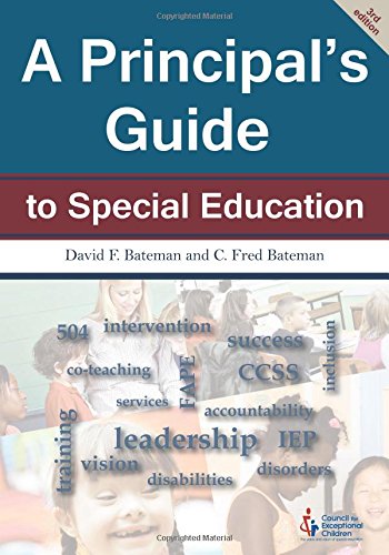 Imagen de archivo de A Principal's Guide to Special Education (3rd Edition) a la venta por HPB-Red