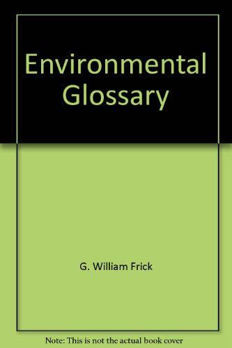 Stock image for Environmental Glossary for sale by dsmbooks