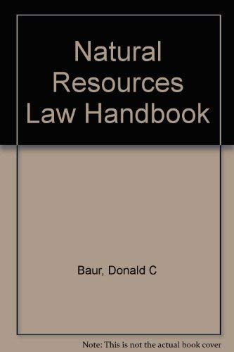 Stock image for Natural Resources Law Handbook for sale by HPB-Red