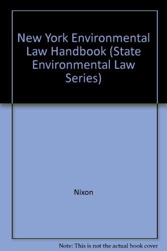 New York Environmental Law Handbook;State Environmental Law Series (9780865873322) by Frank L. Amoroso