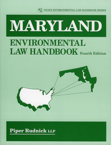 Beispielbild fr Maryland Environmental Law Handbook (State Environmental Law Handbooks) zum Verkauf von Wonder Book