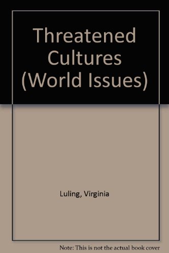Imagen de archivo de Threatened Cultures a la venta por Better World Books: West