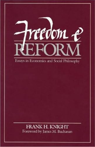 Imagen de archivo de Freedom and Reform: Essays in Economics and Social Philosophy a la venta por Blue Awning Books