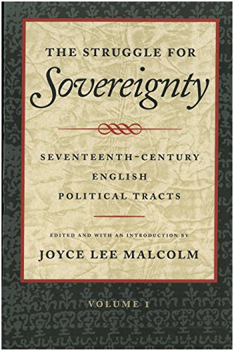 Stock image for The Struggle for Sovereignty: seventeenth-century english political tracts - 2 volume set for sale by Green Ink Booksellers