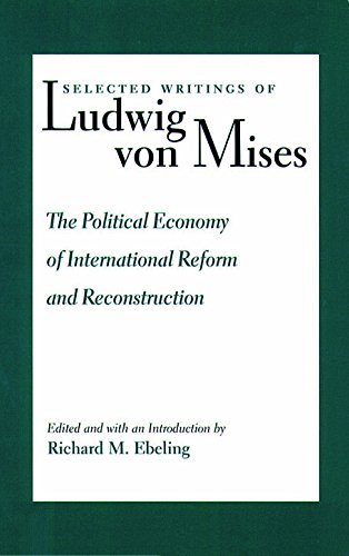 Beispielbild fr The Political Economy of International Reform and Reconstruction zum Verkauf von Blackwell's