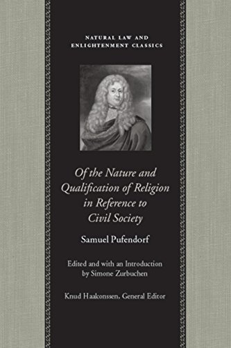 9780865973701: Of the Nature & Qualification of Religion in Reference to Civil Society (Natural Law & Enlightenment Classics)