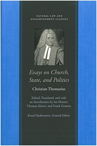 Stock image for Essays on Church, State, and Politics (Natural Law and Enlightenment Classics) for sale by HPB-Red