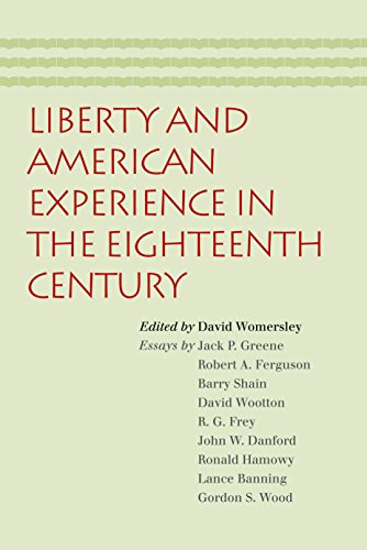 Beispielbild fr Liberty and American Experience in the Eighteenth Century zum Verkauf von Better World Books