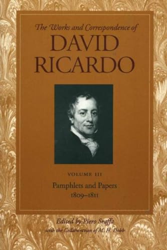 Imagen de archivo de Works and Correspondence of David Ricardo a la venta por Kennys Bookstore