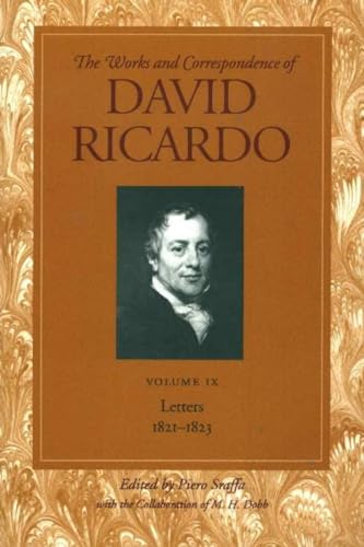 9780865979734: Letters 1821–1823 (The Works and Correspondence of David Ricardo)