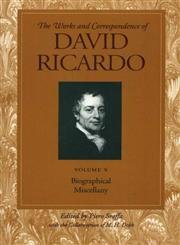 9780865979741: Works & Correspondence of David Ricardo, Volume 10: Biographical Miscellany: v. 10 (Works and Correspondence of David Ricardo: Biographical Miscellany)