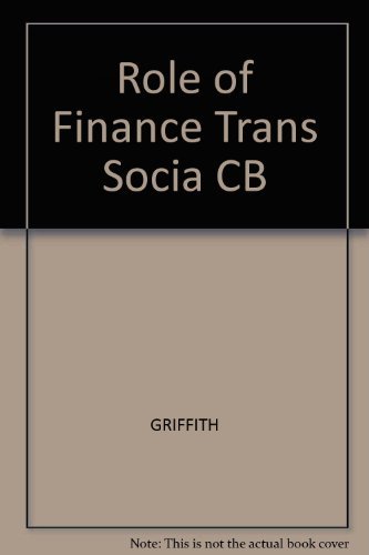 9780865980693: Role of Finance Trans Socia CB
