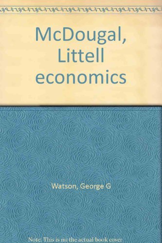 Beispielbild fr McDougal, Littell economics zum Verkauf von Better World Books