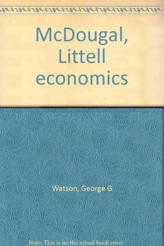 Imagen de archivo de McDougal, Littell economics a la venta por Better World Books