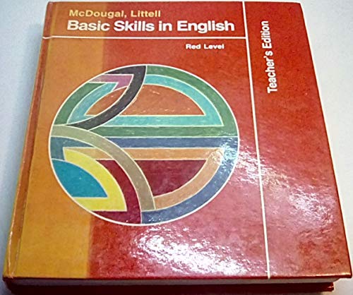 Stock image for Basic Skills in English Red Level Teacher's Edition by Joy Littell (1985) Hardcover for sale by Wonder Book