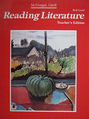 Stock image for VISTAS IN READING LITERATURE, RED LEVEL, TEACHER EDITION for sale by mixedbag