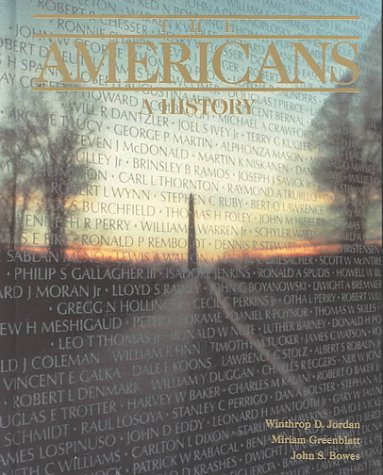 Beispielbild fr The Americans: A History zum Verkauf von Better World Books