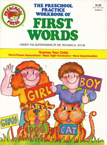 Stock image for First Words (Preschool Practice Workbook) for sale by SecondSale