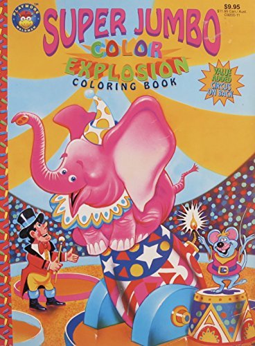 Stock image for Super Jumbo Color Explosion Coloring Book for sale by Wonder Book