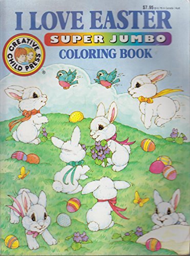 Stock image for I Love Easter Super Jumbo Coloring Book for sale by Wonder Book