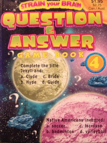 Beispielbild fr Strain your Brain: Question & Answer Game Book zum Verkauf von BookHolders