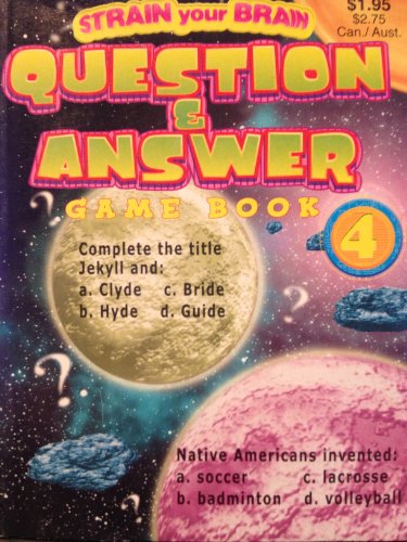 Stock image for Strain Your Brain Questions & Answer Game Book for sale by SecondSale