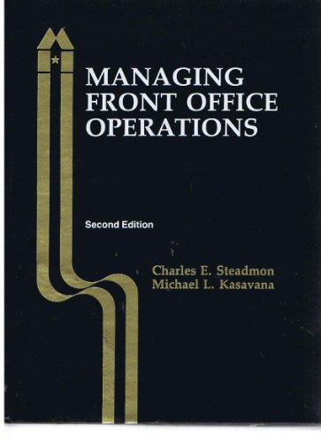 Stock image for Managing Front Office Operations - Second Edition for sale by Bibliohound