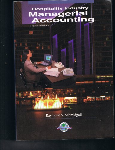 Beispielbild fr Hospitality Industry Managerial Accounting zum Verkauf von Anybook.com