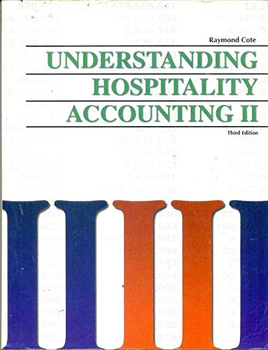 Beispielbild fr Understanding Hospitality Accounting II zum Verkauf von medimops