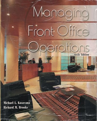Stock image for Managing Front Office Operations for sale by Better World Books