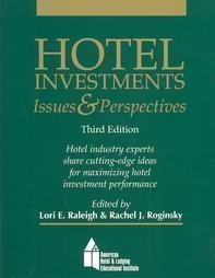 Stock image for Hotel Investments: Issues Perspectives for sale by Front Cover Books