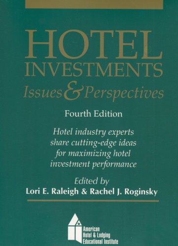 Stock image for Hotel Investments: Issues & Perspectives for sale by SecondSale