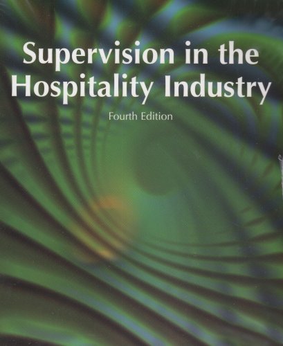 Stock image for Supervision in the Hospitality Industry for sale by SecondSale