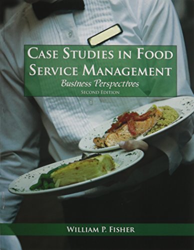 Imagen de archivo de Case Studies in Food Service Management: Business Perspecttives a la venta por Once Upon A Time Books