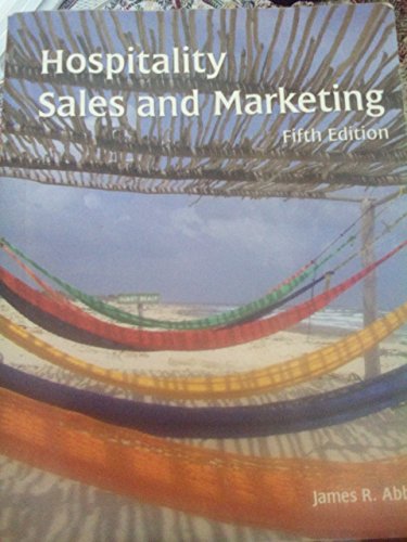 Imagen de archivo de Hospitality Sales and Marketing a la venta por Better World Books