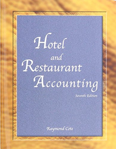 Imagen de archivo de Hotel & Restaurant Accounting a la venta por SecondSale