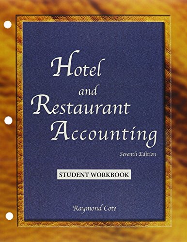 Stock image for Hotel and Restaurant Accounting Workbook for sale by A Team Books