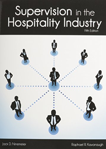Beispielbild fr Supervision in the Hospitality Industry zum Verkauf von SecondSale