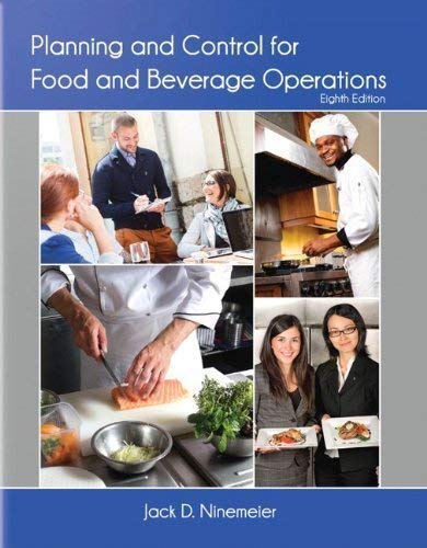 9780866124157: by Ninemeier, Jack D., American Hotel & Lodging Educational Ins Planning and Control for Food and Beverage Operations (AHLEI) (8th Edition) (2013) Paperback