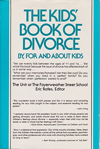 Imagen de archivo de The Kids' Book of Divorce: By, For, and About Kids a la venta por Wonder Book