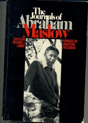 Beispielbild fr Journals of Abraham Maslow zum Verkauf von Better World Books