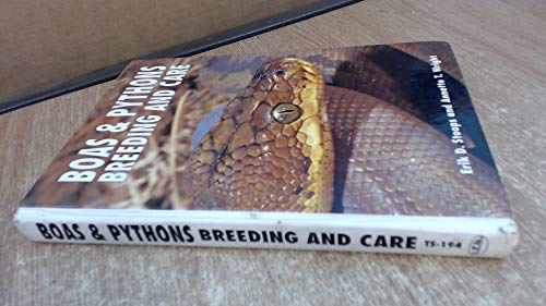 9780866226325: Boas and Pythons Breeding and Care