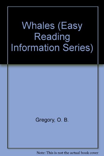 Stock image for Whales (Easy Reading Information Series) for sale by Drew